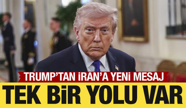Trump: İran i&ccedil;in tek anlaşma koşulsuz teslimiyet