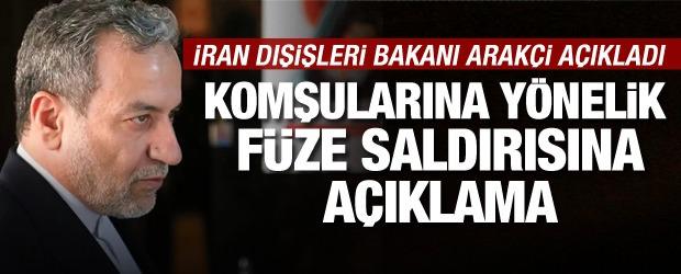 T&uuml;rkiye'de d&uuml;şen f&uuml;ze sonrası Arak&ccedil;i'den yanıt: Komşularımıza saldırı planlamadık!