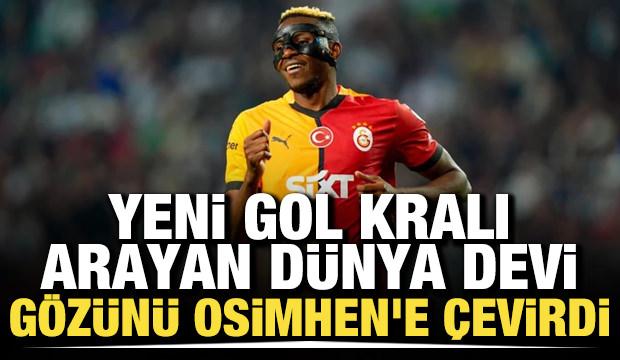 Yeni gol kralı arayan d&uuml;nya devi g&ouml;z&uuml;n&uuml; Osimhen'e &ccedil;evirdi