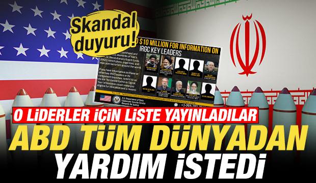 ABD t&uuml;m d&uuml;nyadan yardım istedi! O liderler i&ccedil;in liste yayınladılar