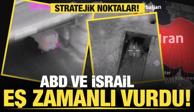 ABD ve İsrail'den İran'a ait askeri hedeflere eş zamanlı saldırılar!