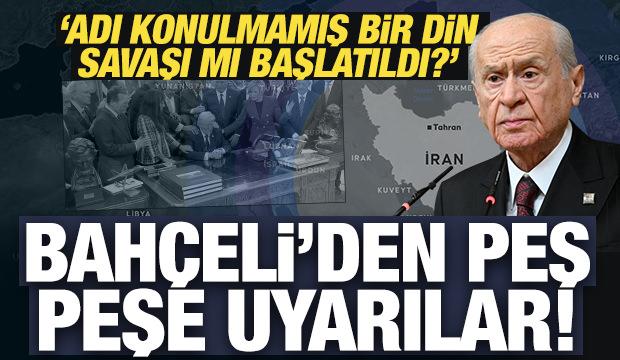 'Adı konulmamış bir din savaşı mı başlatıldı?' diyen Bah&ccedil;eli'den peş peşe uyarılar!