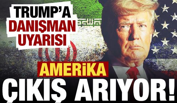 Amerika &ccedil;ıkış arıyor, Trump'a danışman uyarısı!