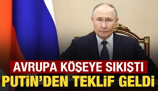 Avrupa k&ouml;şeye sıkıştı: Putin'den teklif geldi