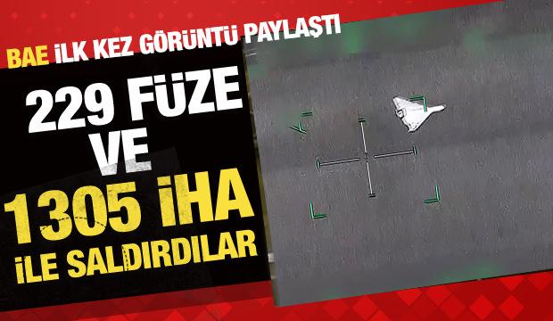 BAE ilk kez g&ouml;r&uuml;nt&uuml; paylaştı: 229 f&uuml;ze ve 1305 İHA ile saldırdılar!