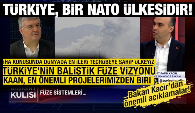 Bakan Kacır: İHA konusunda d&uuml;nyada en ileri tecr&uuml;beye sahip &uuml;lkeyiz!