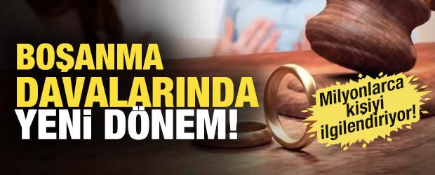 Boşanma davalarında yeni d&ouml;nem! Kısa s&uuml;rede sonu&ccedil;landırılacak