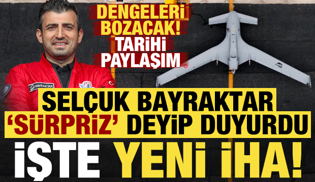 Dengeleri bozacak paylaşım! Bayraktar 's&uuml;rpriz' deyip yeni İHA, K2 Kamikaze'yi duyurdu!