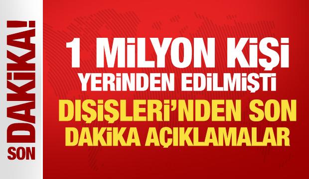 Dışişleri'nden son dakika L&uuml;bnan mesajı