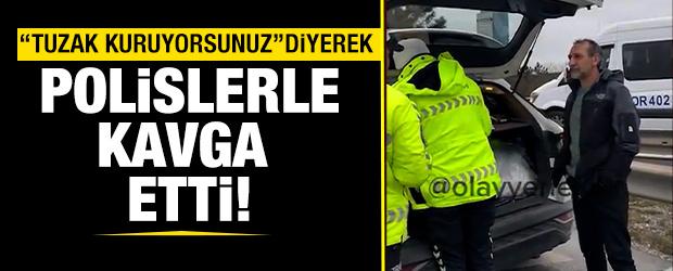 Drone destekli trafik denetimlerinde hatalı s&uuml;r&uuml;c&uuml; ekiplerle tartıştu