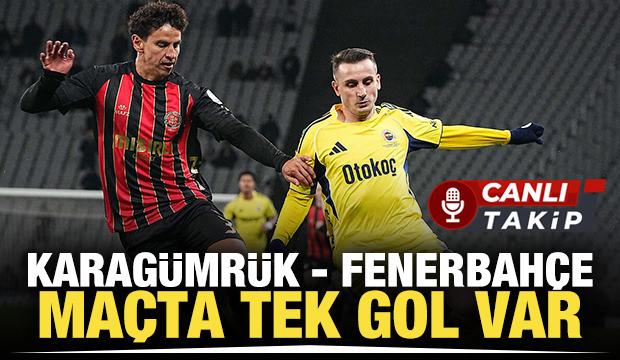 Fatih Karag&uuml;mr&uuml;k - Fenerbah&ccedil;e! CANLI