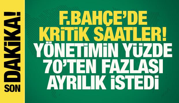 F.Bah&ccedil;e'de kritik y&ouml;netim kurulu toplantısı başladı! Devin &Ouml;zek i&ccedil;in ayrılık kapıda