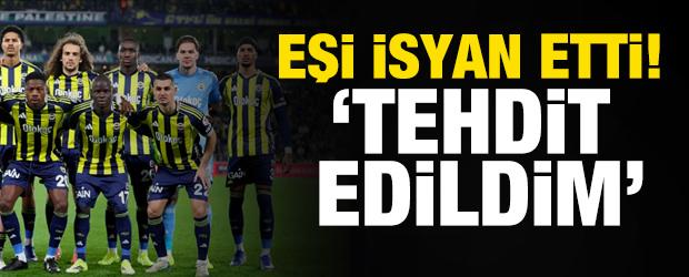 Fenerbah&ccedil;eli yıldızın eşi isyan etti! 'Saldırı ve tehdit mesajları aldım'