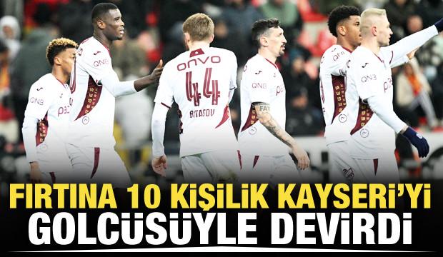 Kayseri'de Onuachu'nun gecesi! Fırtına deplasmandan 3 golle &ccedil;ıktı