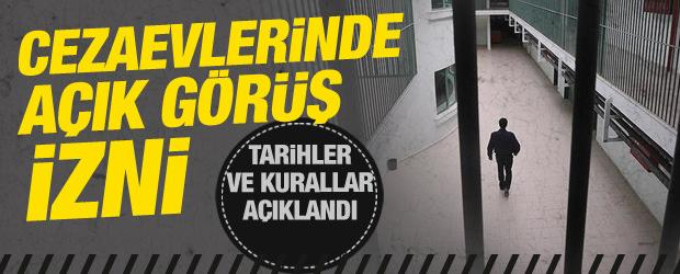 H&uuml;k&uuml;ml&uuml; ve tutuklulara bayram m&uuml;jdesi: A&ccedil;ık g&ouml;r&uuml;ş planı a&ccedil;ıklandı