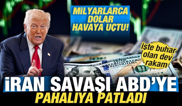 İran savaşı ABD'ye pahalıya patladı! Milyarlarca dolar havaya u&ccedil;tu! İşte dev rakam