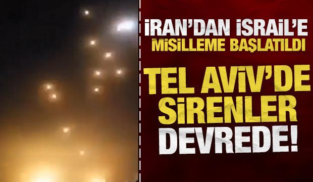 İran'dan İsrail'e misilleme başlatıldı: Tel Aviv'de sirenler devrede