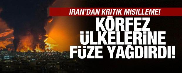 İran'dan kritik misilleme! K&ouml;rfez &uuml;lkelerine 900'den fazla f&uuml;ze saldırısı! 