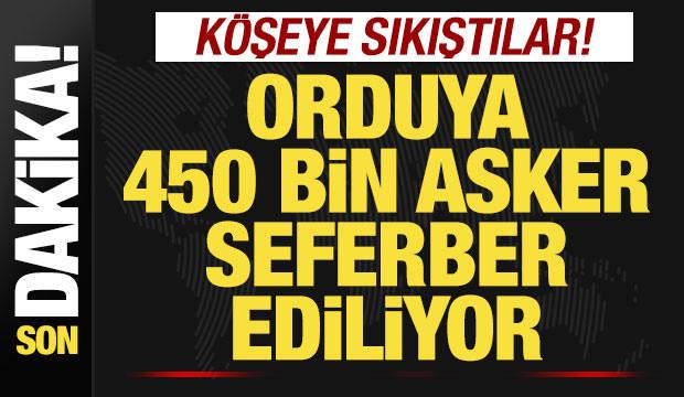 İsrail k&ouml;şeye sıkıştı! Orduya 450 bin asker seferber ediyorlar