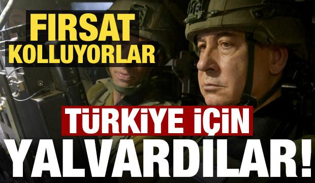 İsrail'e T&uuml;rkiye i&ccedil;in yalvardılar! Fırsat kolluyorlar...