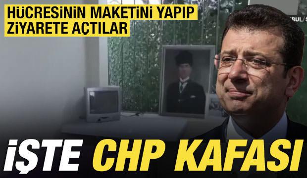 İşte CHP kafası: Tutuklu İmamoğlu&rsquo;nun h&uuml;cresinin maketini yapıp ziyaret ediyorlar