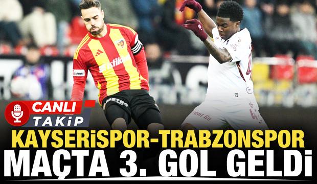 Kayserispor-Trabzonspor! CANLI