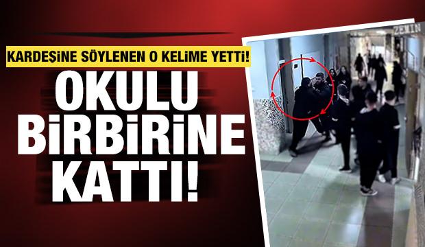 Konya'da kardeşine hakaret edildiğini &ouml;ne s&uuml;ren maganda okul basıp &ccedil;ocuk d&ouml;vd&uuml;