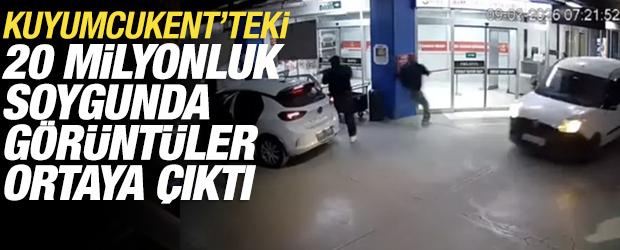 Kuyumcukent&rsquo;teki uzun namlulu silahlarla 20 milyon liralık soygun anı ortaya &ccedil;ıktı