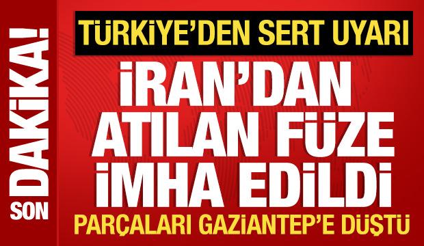 MSB: İran'dan ateşlenen f&uuml;ze imha edildi