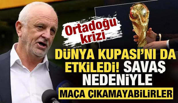 Ortadoğu krizi D&uuml;nya Kupası&rsquo;nı etkiledi: Savaş nedeniyle Irak ma&ccedil;a &ccedil;ıkamayabilir