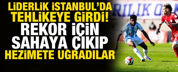 Rekor i&ccedil;in sahaya &ccedil;ıkıp, hezimete uğradılar! Liderlik tehlikeye girdi