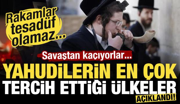 Savaştan ka&ccedil;ıyorlar! Yahudilerin en &ccedil;ok tercih ettiği &uuml;lkeler a&ccedil;ıklandı! Tesad&uuml;f olamaz...