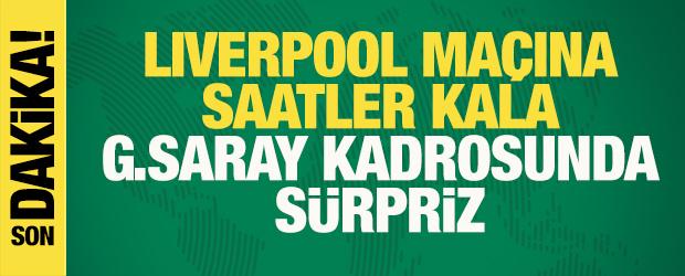 Son dakika: Liverpool ma&ccedil;ına saatler kala Galatasaray kadrosunda s&uuml;rpriz!
