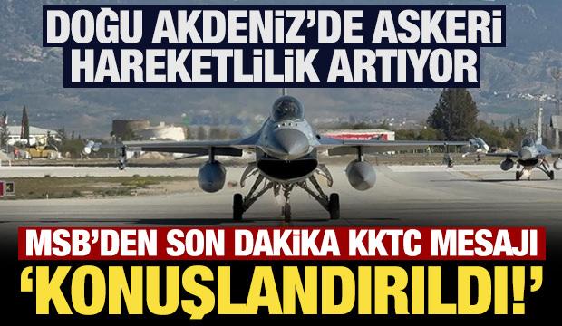 Son Dakika... MSB: KKTC&rsquo;ye 6 adet F-16 ve hava savunma sistemleri konuşlandırıldı!
