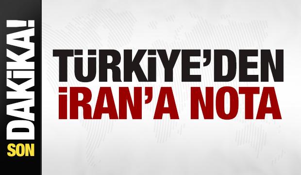 Son dakika: T&uuml;rkiye'den İran'a nota!