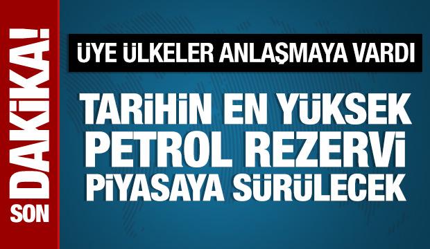 Tarihin en y&uuml;ksek petrol rezervi piyasaya s&uuml;r&uuml;lecek