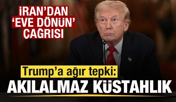 Trump 'Korkun&ccedil;' demişti İran'dan eve d&ouml;n&uuml;n &ccedil;ağrısı: K&uuml;stahlık ve ikiy&uuml;zl&uuml;l&uuml;k...