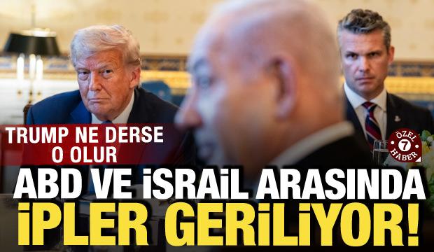 Trump ve Netanyahu arasında ipler geriliyor! İran'a y&ouml;nelik saldırıda anlaşmazlık başladı!