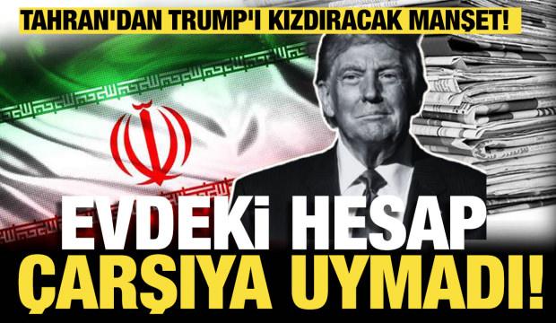 Trump&rsquo;ı tiye alan Tehran Times&rsquo;ın son manşeti: "B&uuml;y&uuml;k oynadı, b&uuml;y&uuml;k kaybetti!"