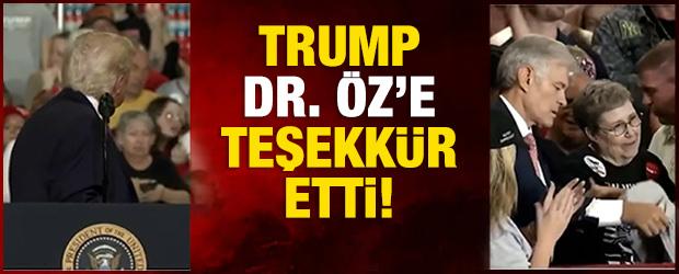 Trump&rsquo;ın  mitingde fenalaşan seyirciyi T&uuml;rk Doktor Mehmet &Ouml;z kurtardı