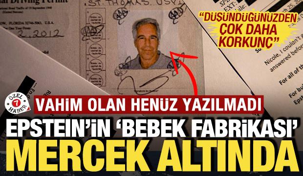 'Vahim olan hen&uuml;z yazılmadı': Pedofili Epstein'in 'bebek fabrikası' mercek altında