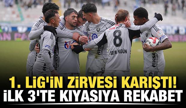 1. Lig'in zirvesi karıştı! İlk 3'te kıyasıya rekabet
