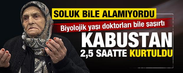 87 yaşındaki H&uuml;r&uuml; nine soluk bile alamıyordu: Kabustan 2,5 saatte kurtuldu 