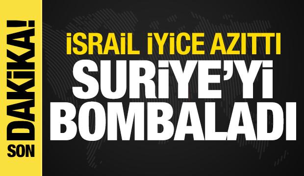 İsrail ordusu Suriye'yi vurdu! Bahaneleri pes dedirtti