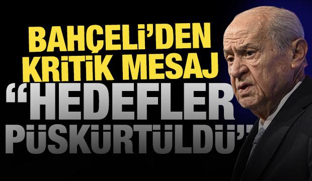 Bah&ccedil;eli'den 18 Mart mesajı: T&uuml;rkiye'nin &ouml;n&uuml;ne ge&ccedil;ilemeyecek