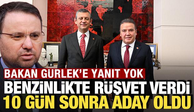 Bakan G&uuml;rlek'e yanıt yok: Benzinlikte r&uuml;şvet verdi, 10 g&uuml;n sonra aday oldu