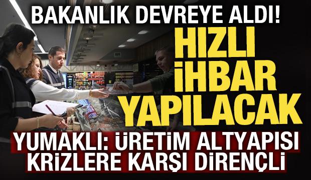 Bakan Yumaklı: T&uuml;rkiye'nin &uuml;retim altyapısı krizlere karşı diren&ccedil;li