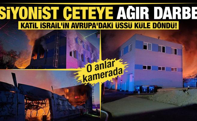 &Ccedil;ekya'da, İsrailli silah şirketi Elbit Systems ile bağlantılı bir fabrika ateşe verildi