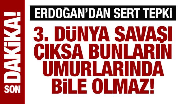 Cumhurbaşkanı Erdoğan'dan CHP'ye sert tepki