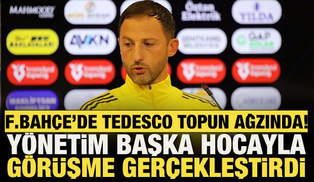 Domenico Tedesco topun ağzında! Fenerbah&ccedil;e Y&ouml;netimi başka hocayla g&ouml;r&uuml;şt&uuml;